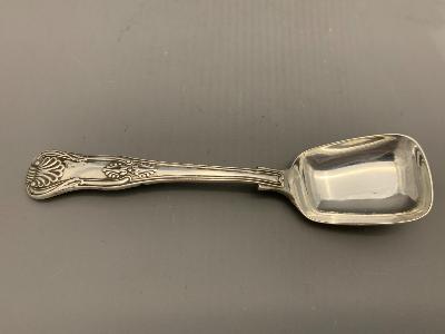 WILLIAM IV Silver CADDY SPOON - KING'S PATTERN